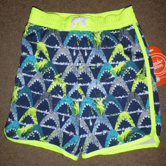 Toddler Wonder Nation Sharks Swim Trunks UPF50+ Size 2T  NWT - Picture 1 of 2